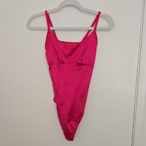 Vibrant Pink One-Piece Swimsuit